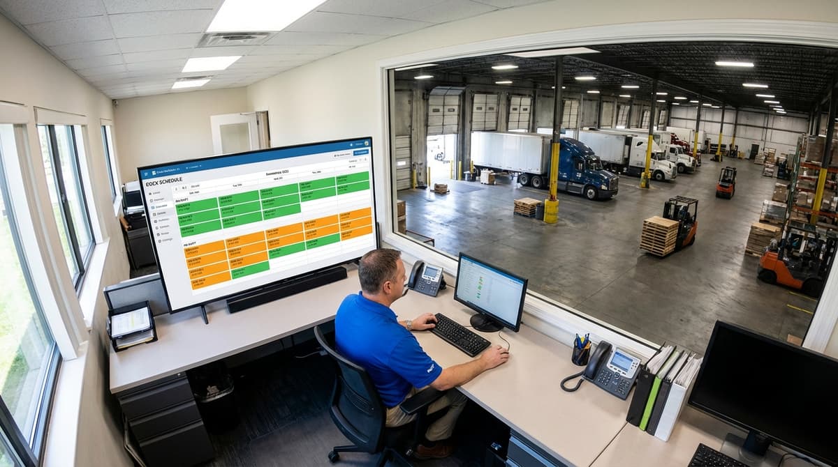 ProDocks dock scheduling calendar